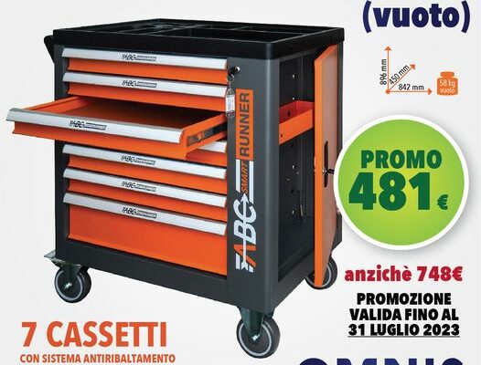 ABC Tools CARRELLO PORTAUTENSILI (vuoto)